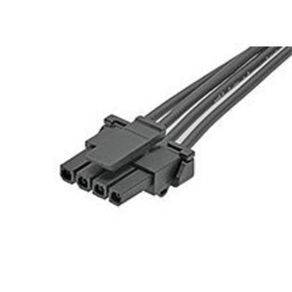 Molex Dc Power Cords Micro-Fit Ots Cbl Assy 300Mm 4Ckt Blk 1451320403